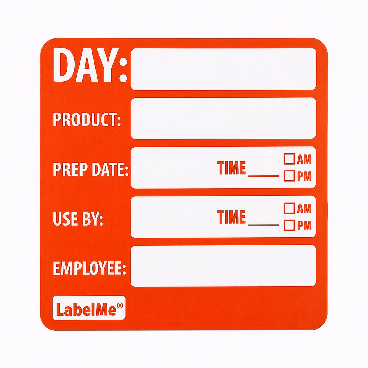 50 x 50mm Dissolvable Generic Date 250 Labels