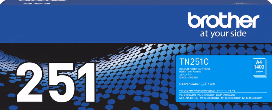 Bro Toner Cartr 251 Cyan (1400pg) ORIGINAL