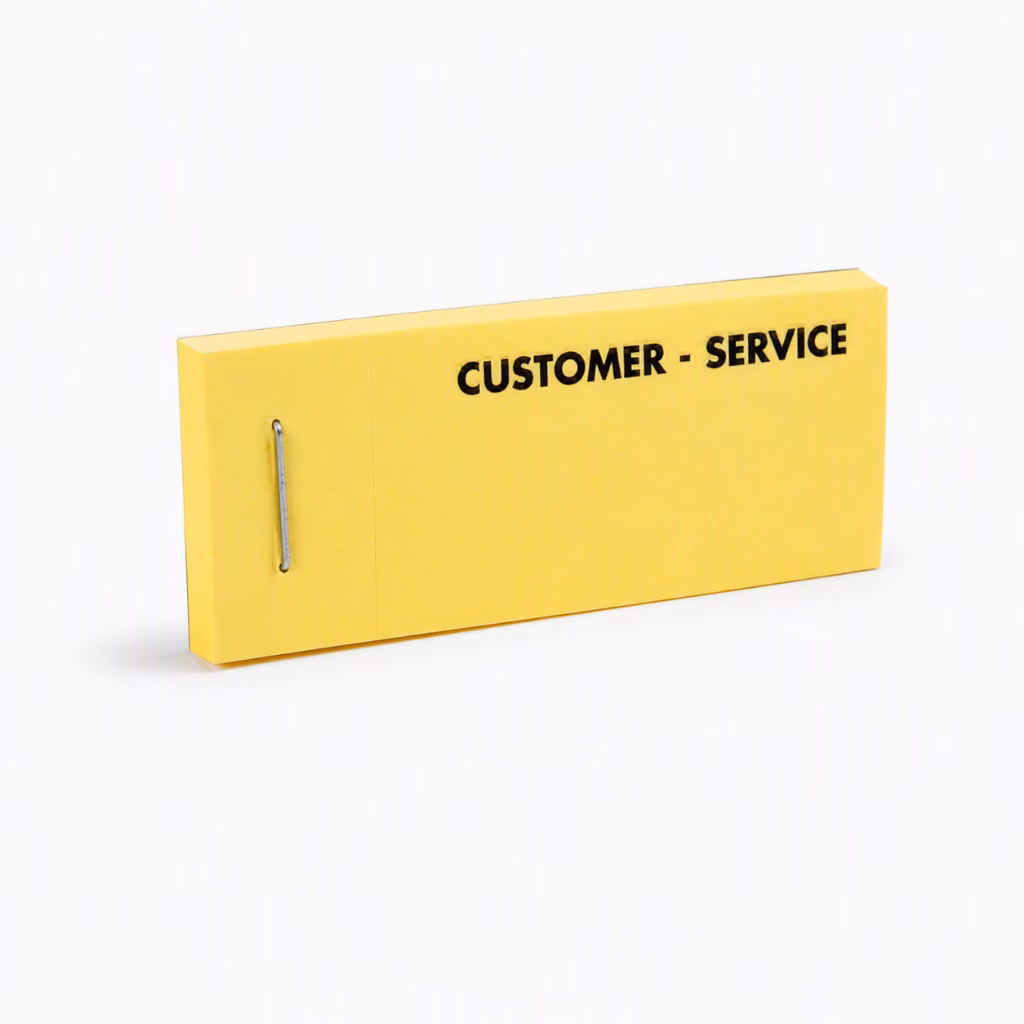 Customer Service Dry Cleaning Tag Book of 50