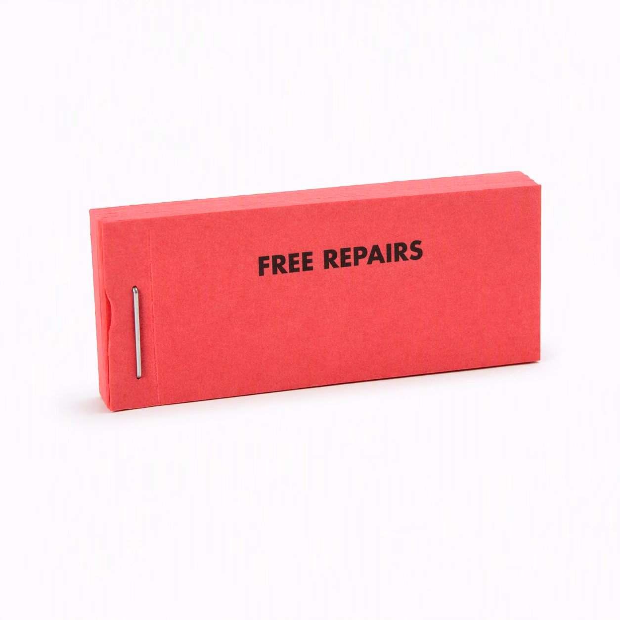 Free Repairs Dry Cleaning Tag Book of 50
