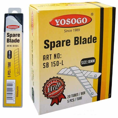 HIPPO Spare Blade Large 18mm - 5 piece per tube,