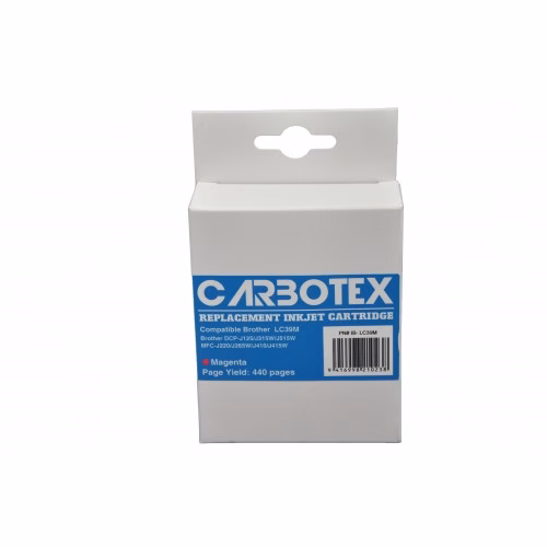 Magenta Brother Compatible LC133M - Replacement ink for Brother DCP4110dw, DCPJ152w, DCPJ172w DCPJ552dw, DCPJ752dw Brother MFC4410dw, MFC4510dw, MFC4710dw, MFC4740dw, MFC6720dw, MFC6920dw, MFC475dw, MFC650dw Brother MFCJ245, MFCJ6520dw, ,MFCJ870dw Declared Yield: 600 pages