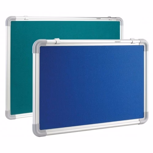 YOSOGO 1200mm W x 600mm H Bulletin Board EVA Foam with Fabric Surface Aluminium Frame